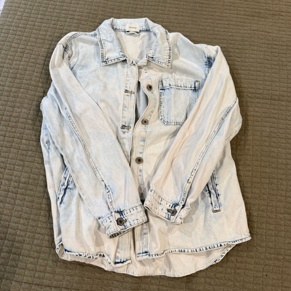 Wishlist Light Blue Denim Shirt